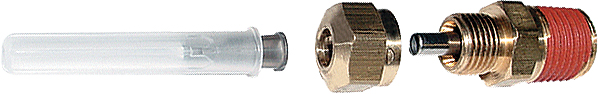 MOTION PRO NEEDLE ADAPTER FOR SCHRADER TY PE PRESSURIZING SHOCK GAUGE - 08-0075